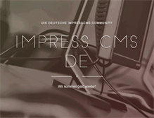 Tablet Screenshot of impresscms.de